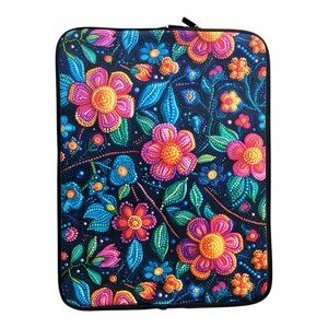 Laptop Sleeve 17” Print Design Front Black Backside
